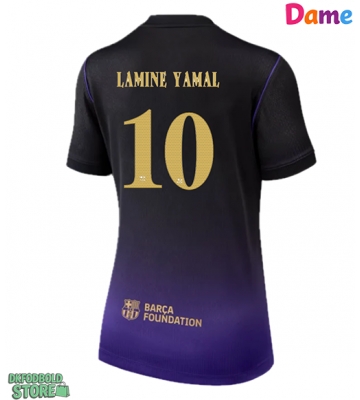 Barcelona Lamine Yamal #10 Replika Udebanetrøje Dame 2026-27 Kortærmet
